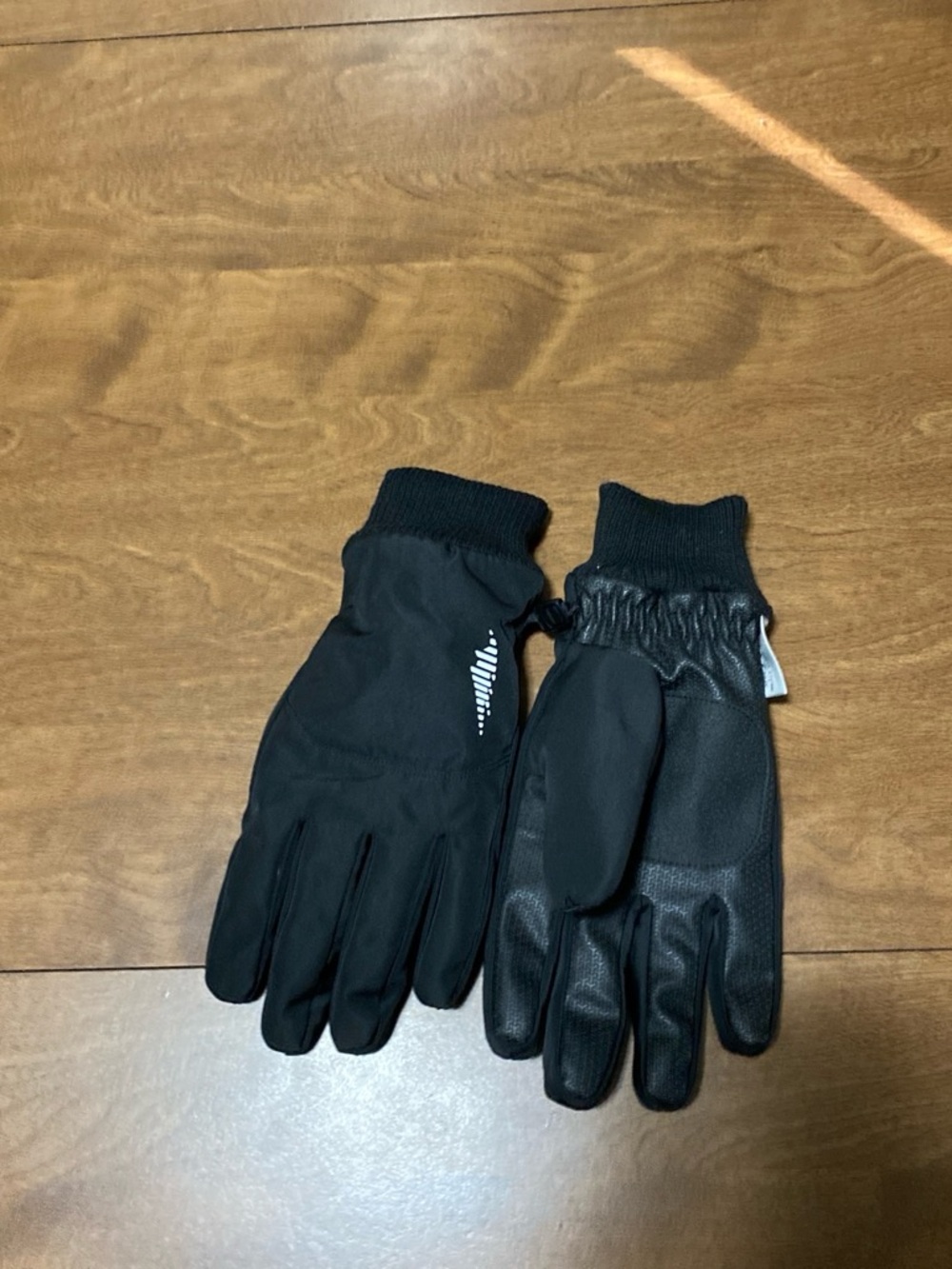 Black Men's Lightweight Outdoor Gloves - Unbranded